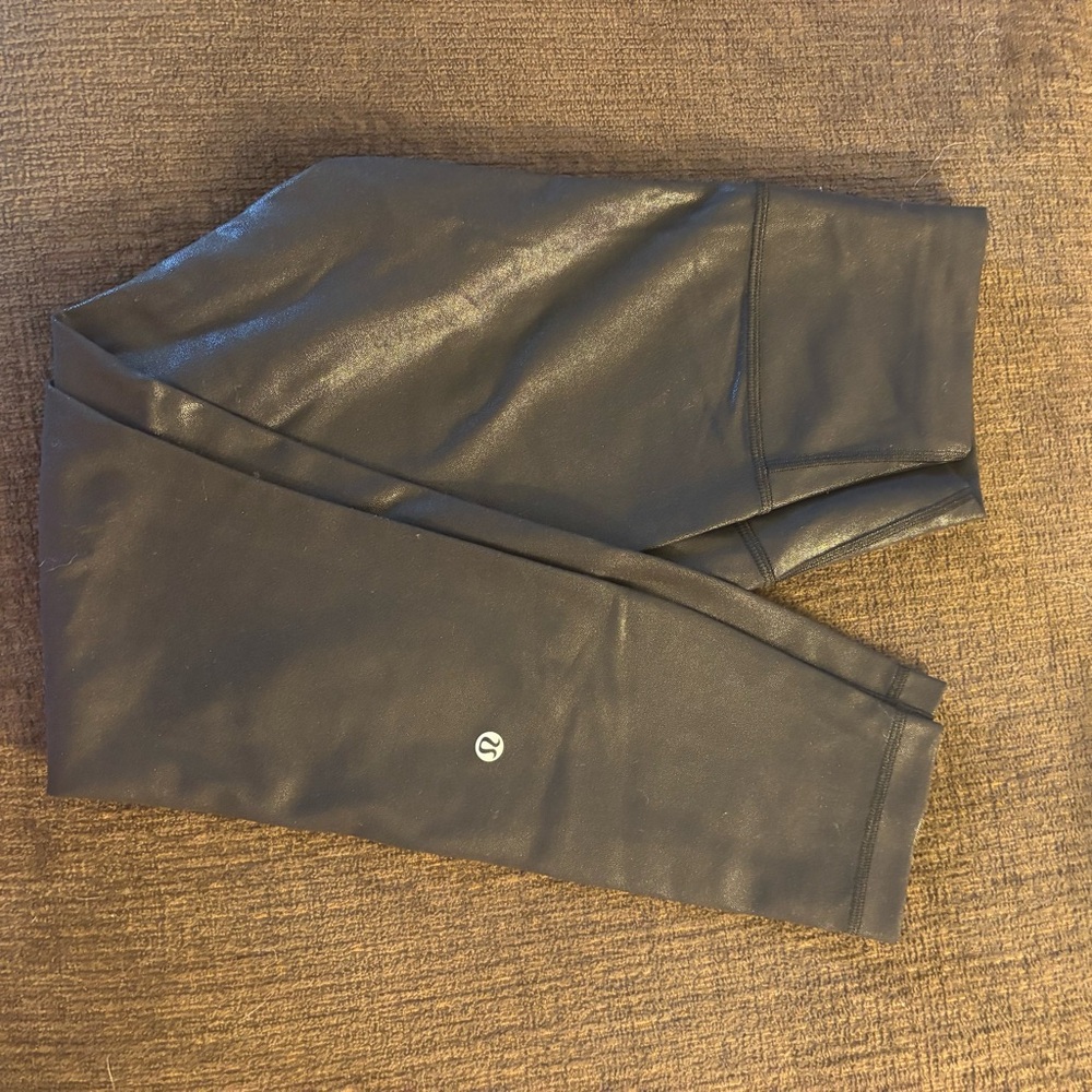 Lululemon black leggings size 6